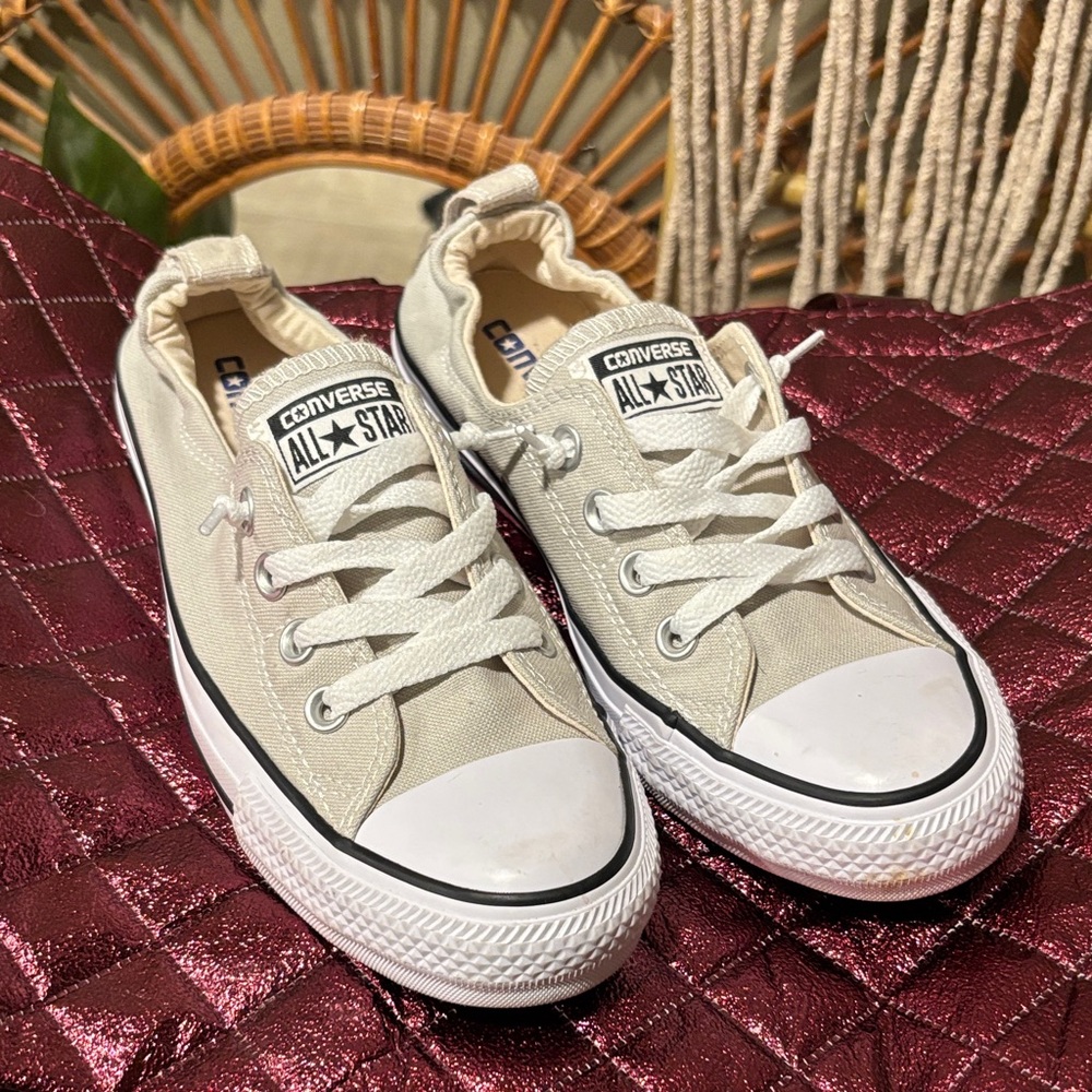 Converse Cream All-Star Sneakers